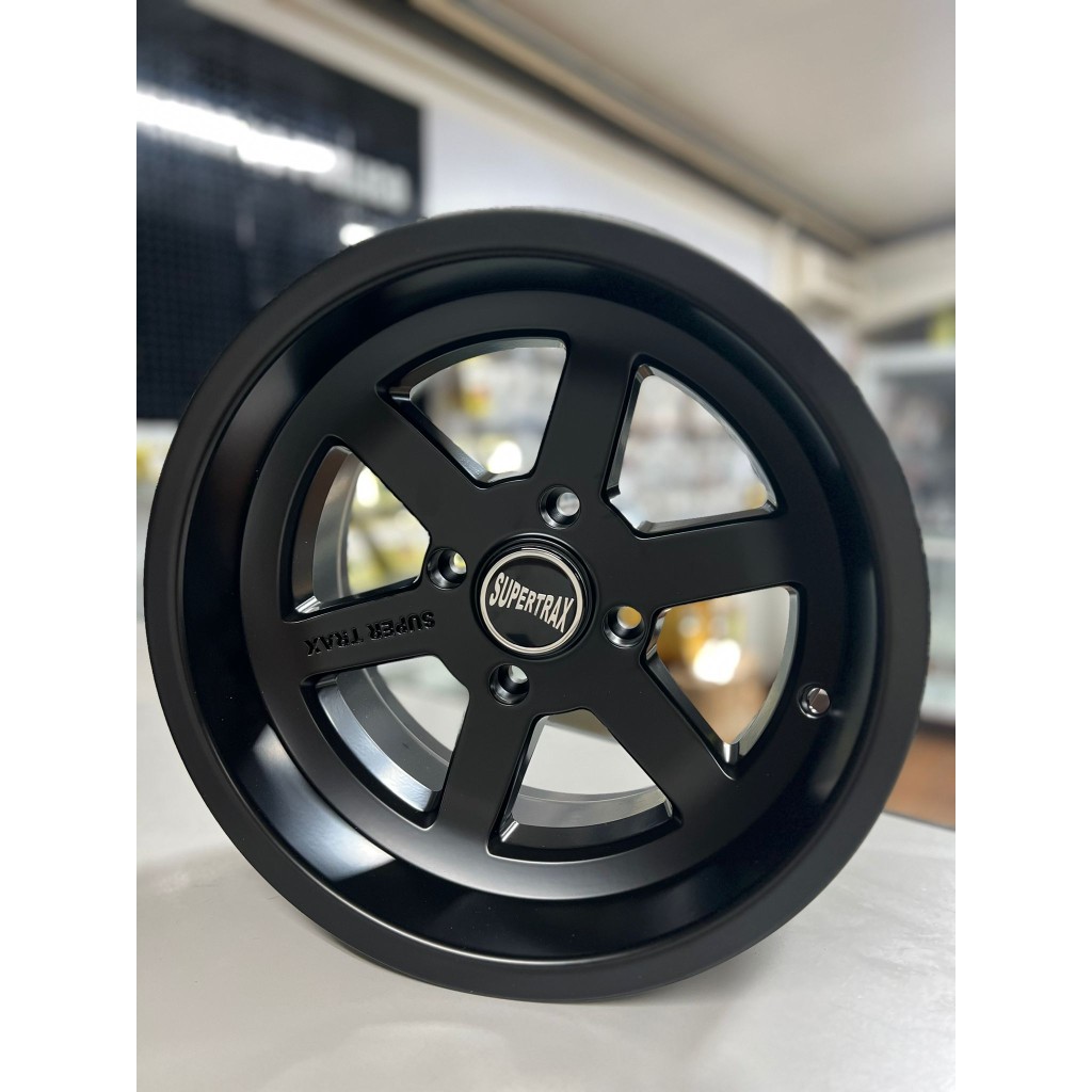 Jogo 4 Jantes 7x13" Black Satin Supertrax ET-7 4x101.6