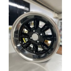 Jogo 4 Jantes 7x13" Preta Superlight, bordo polido ET-7                         