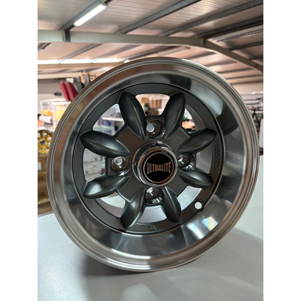Kit 4 Jantes 6x10" ET-3 Gunmetal Réplica Minilite