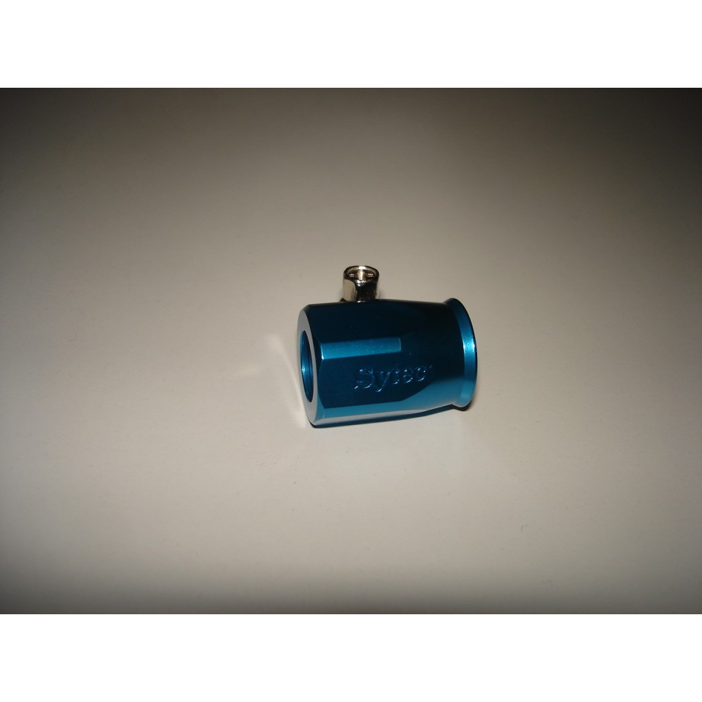 Braçadeira azul p/tubo gasolina em malha 8mm