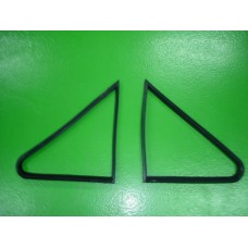Borracha do triângulo vidro de porta Ford Escort MK1 (par)